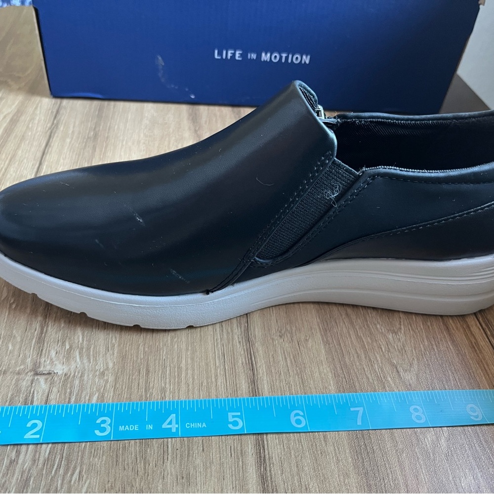 Rockport Black Slip-On Athletic Shoes